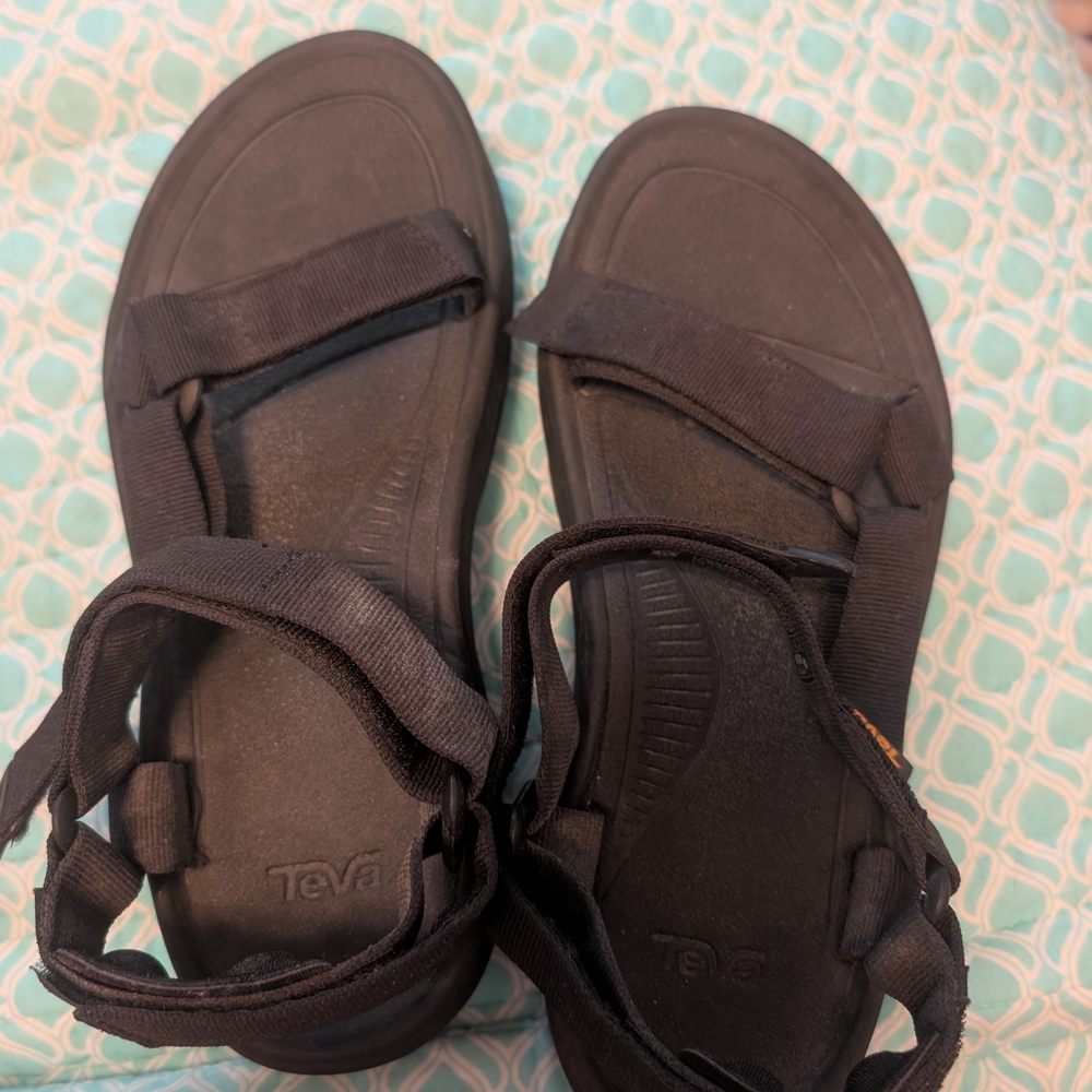 Teva Black Women’s Strappy Sport Sandals
